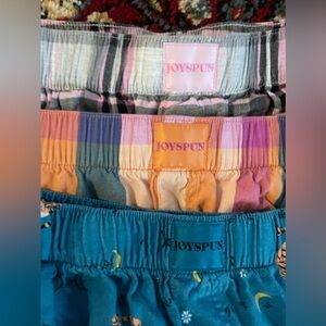 Retired Joyspun Vibrant Pajama Shorts Trio.